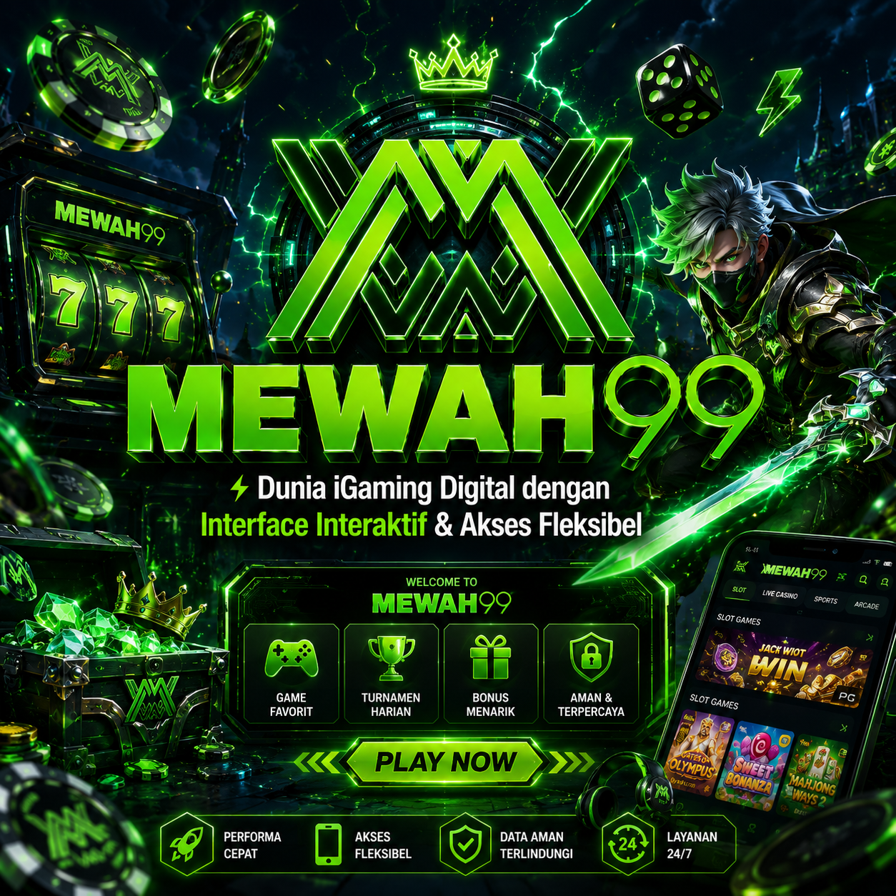 MEWAH99 : Dunia iGaming Digital dengan Interface Interaktif & Akses Fleksibel